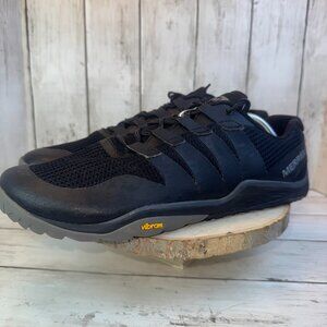 Merrell Trail Glove 5 Black Barefoot Running Shoes J599683 Mens Size 12